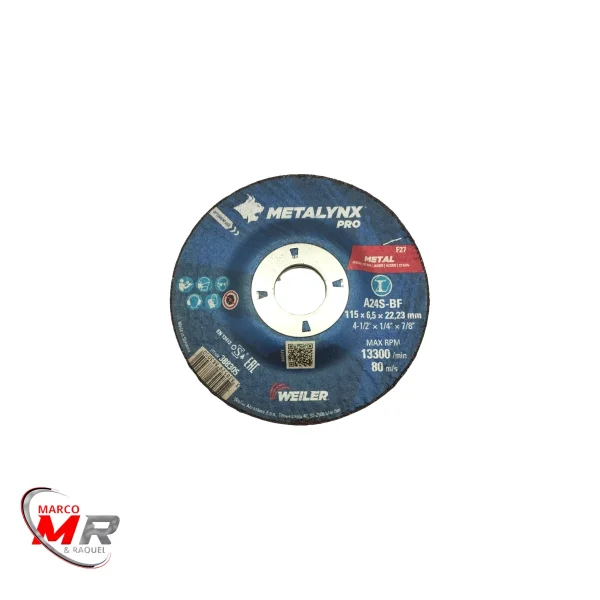 Disco de rebarbar aço pro Metalynx 115x6.5x22.23mm.png