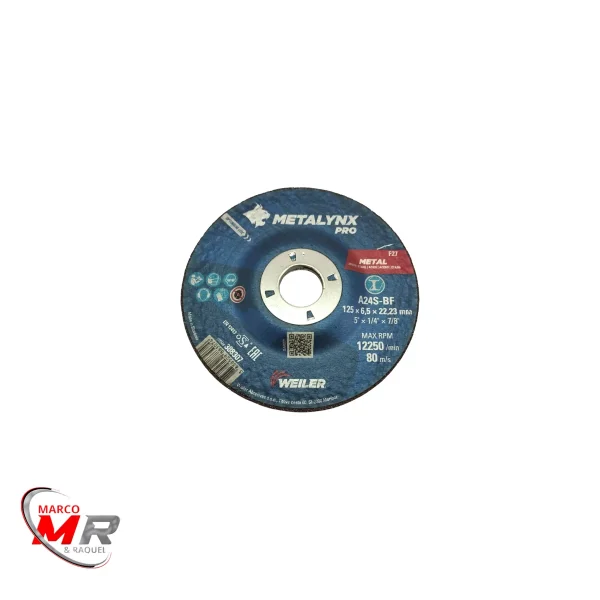 Disco de rebarbar aço pro Metalynx 125x6.5x22.23mm.png