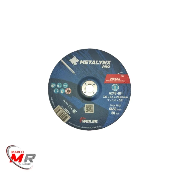 Disco de rebarbar aço pro Metalynx 230x6.5x22.23mm.png