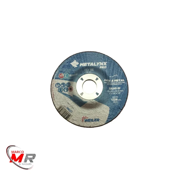 Disco de rebarbar inox pro Metalynx 125x6.5x22.23mm.png