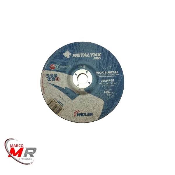 Disco de rebarbar inox pro Metalynx 180x6.5x22.23mm.png