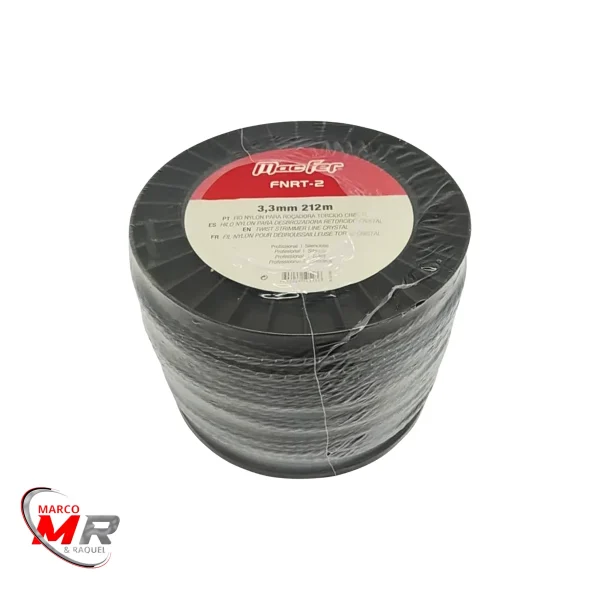 Fio de nylon para roçadora torcido 3.3mmx212mts Macfer.png
