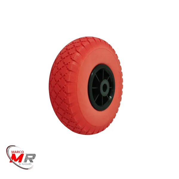 Roda carro de armazem 260mm antifuro laranja 1.png