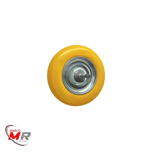 Roda para carro de mão anti furo amarela 1.png