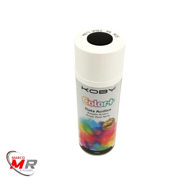 Spray aclilico preto opaco RAL 9005 400ml KOBY.png