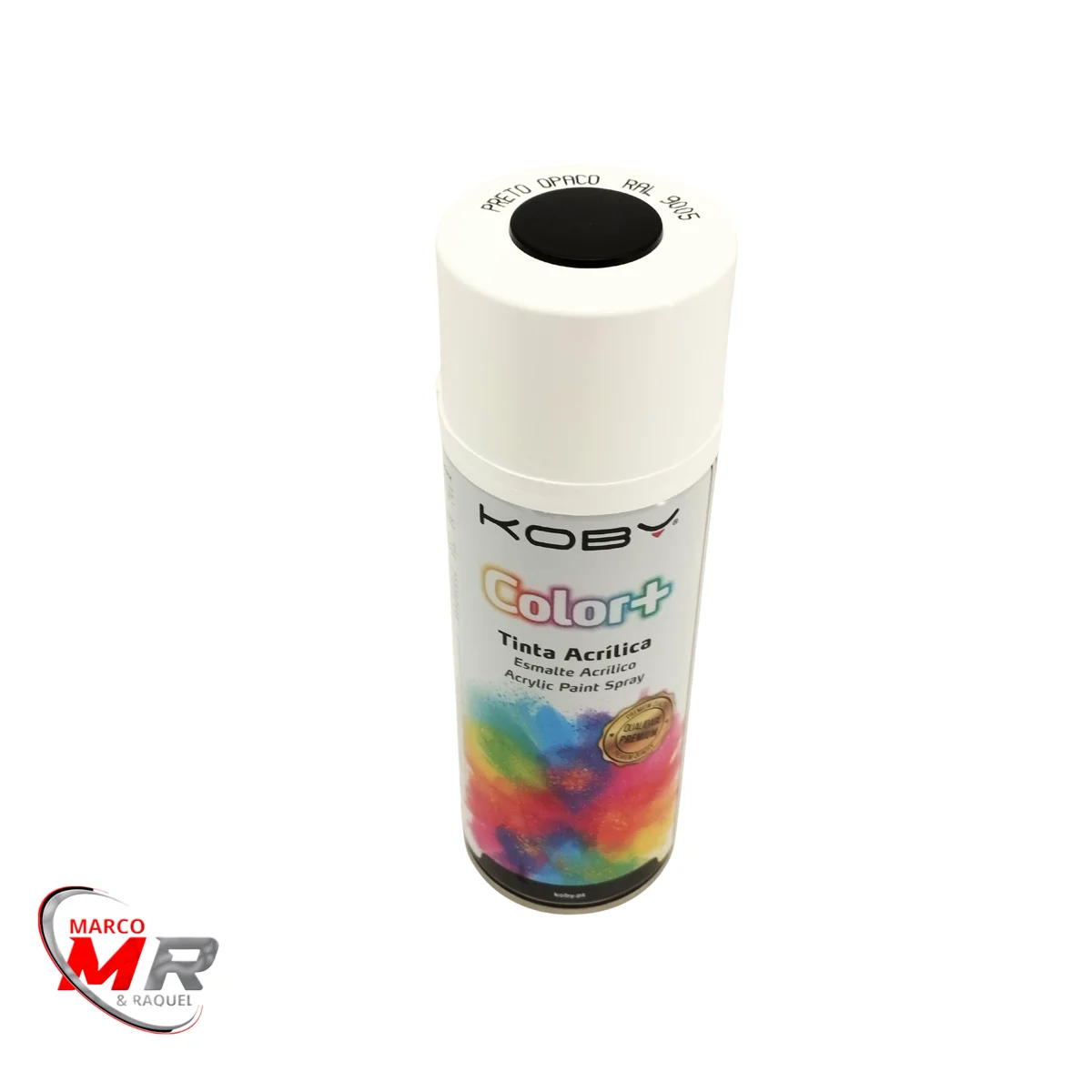 Spray aclilico preto opaco RAL 9005 400ml KOBY.png