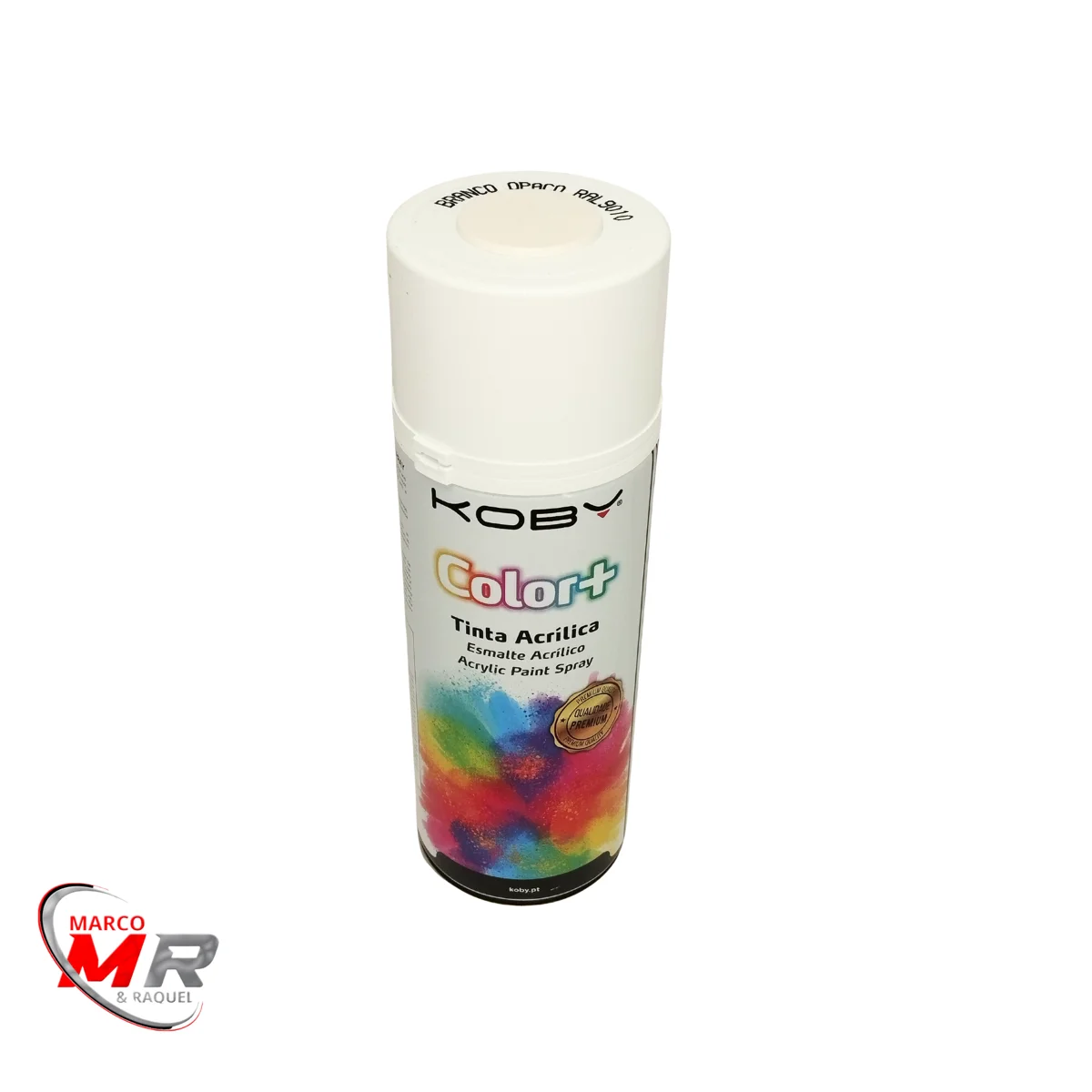Spray acrilico branco opaco RAL9005 400ml KOBY (2).png